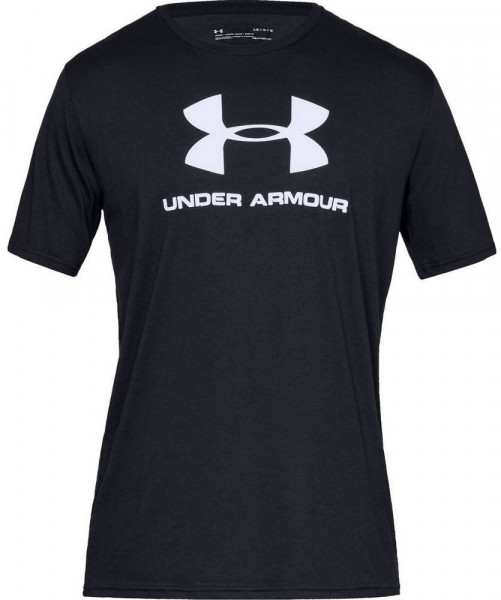Teniso marškinėliai vyrams Under Armour Sportstyle Logo SS - black