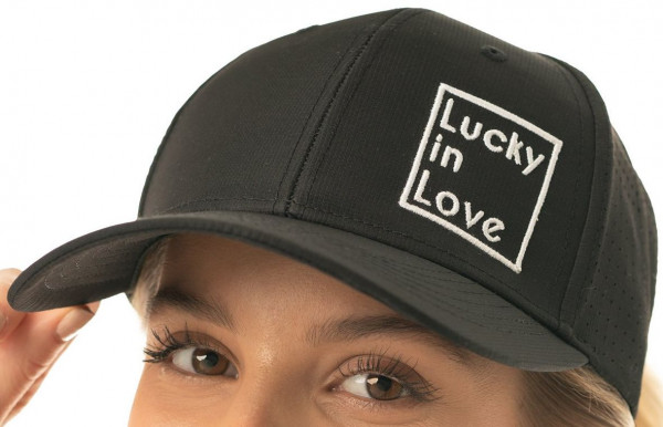 Tenisz sapka Lucky in Love LIL Laser Cut Cap - black