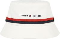 Tenisa cepure Tommy Hilfiger Established Tape Bucket Man - white