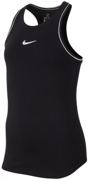  Nike Court Girls Dry Tank - black/white