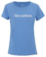 Marškinėliai moterims Tecnifibre Club Cotton Tee - azur
