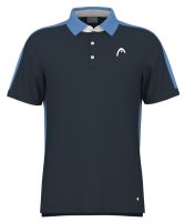 Męskie polo tenisowe Head Slice Polo Shirt - navy