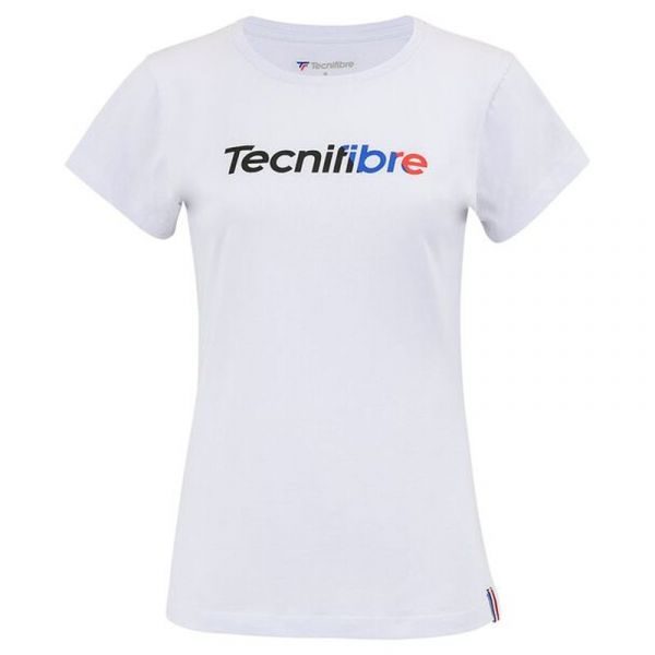Mädchen T-Shirt Tecnifibre Club T-Shirt Girls - white