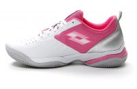 Γυναικεία παπούτσια Lotto Superrapida 400 IV - all white/wild orchid Γυναικεία παπούτσια Lotto Superrapida 400 IV - all white/wild orchid