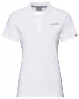 Majica kratkih rukava za djevojčice Head Club Tech Polo Shirt - white