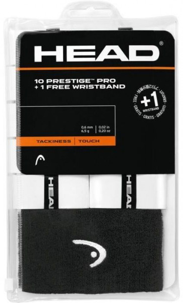 Tenisa overgripu Head Prestige Pro + Wristband 10P