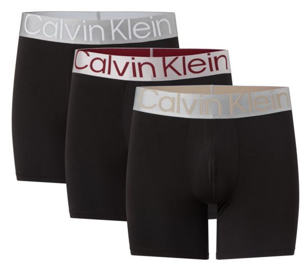 Meeste tennisebokserid Calvin Klein Boxer Brief 3P - b-red carpet/white/tuffet logos