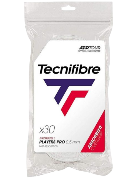 Grips de tennis Tecnifibre Pro Player's 30P - Blanc