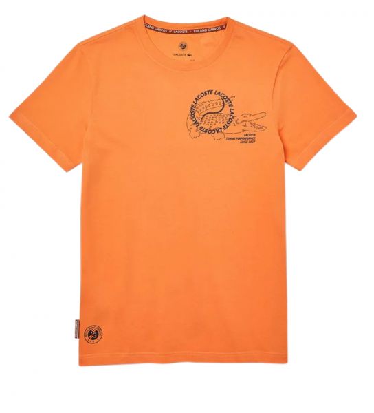  Lacoste Roland Garros Men T-Shirt - mandarine/navy