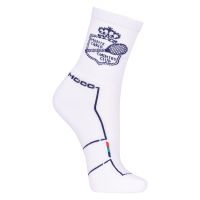 Skarpety tenisowe Monte-Carlo Country Club Long Classic Socks - white Skarpety tenisowe Monte-Carlo Country Club Long Classic Socks - white