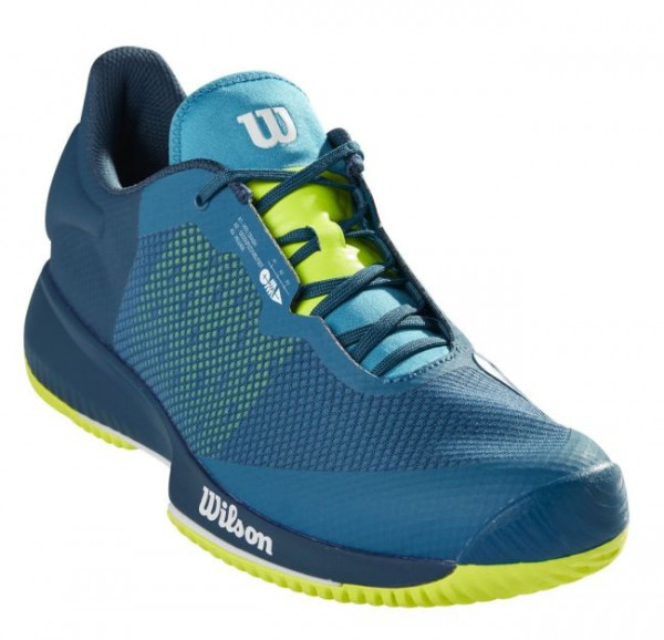 Chaussures de tennis pour hommes Wilson Kaos Swift - lyons blue/majolica blue/safety yellow