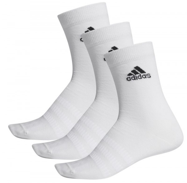 Teniso kojinės Adidas Light Crew 3P - white/white/white