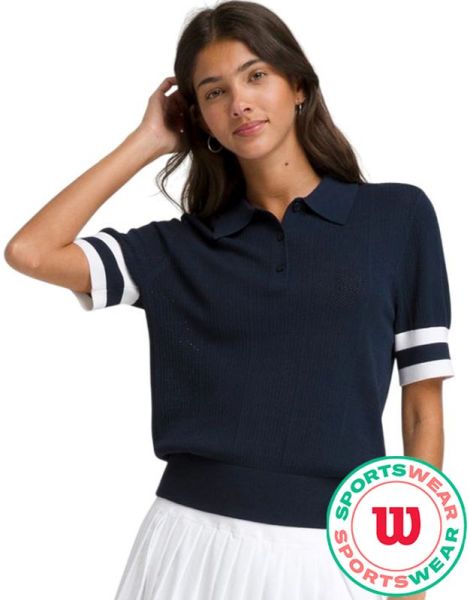 Women's polo T-shirt Wilson Essex - Blue