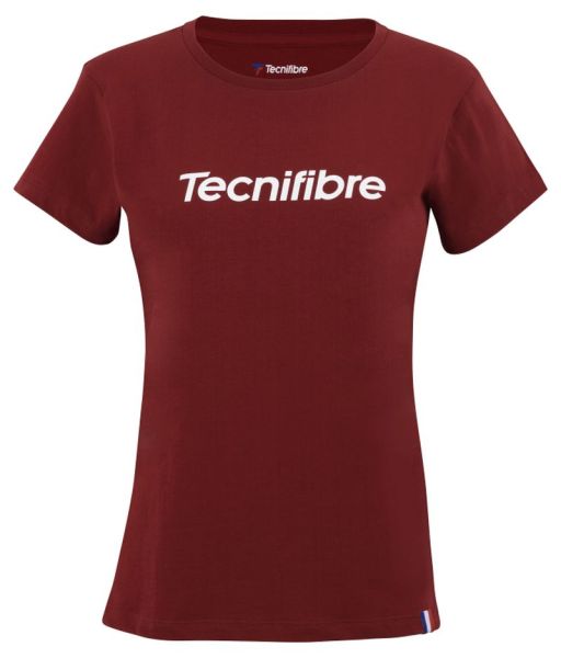 Camiseta de mujer Tecnifibre Club Cotton Tee - cardinal