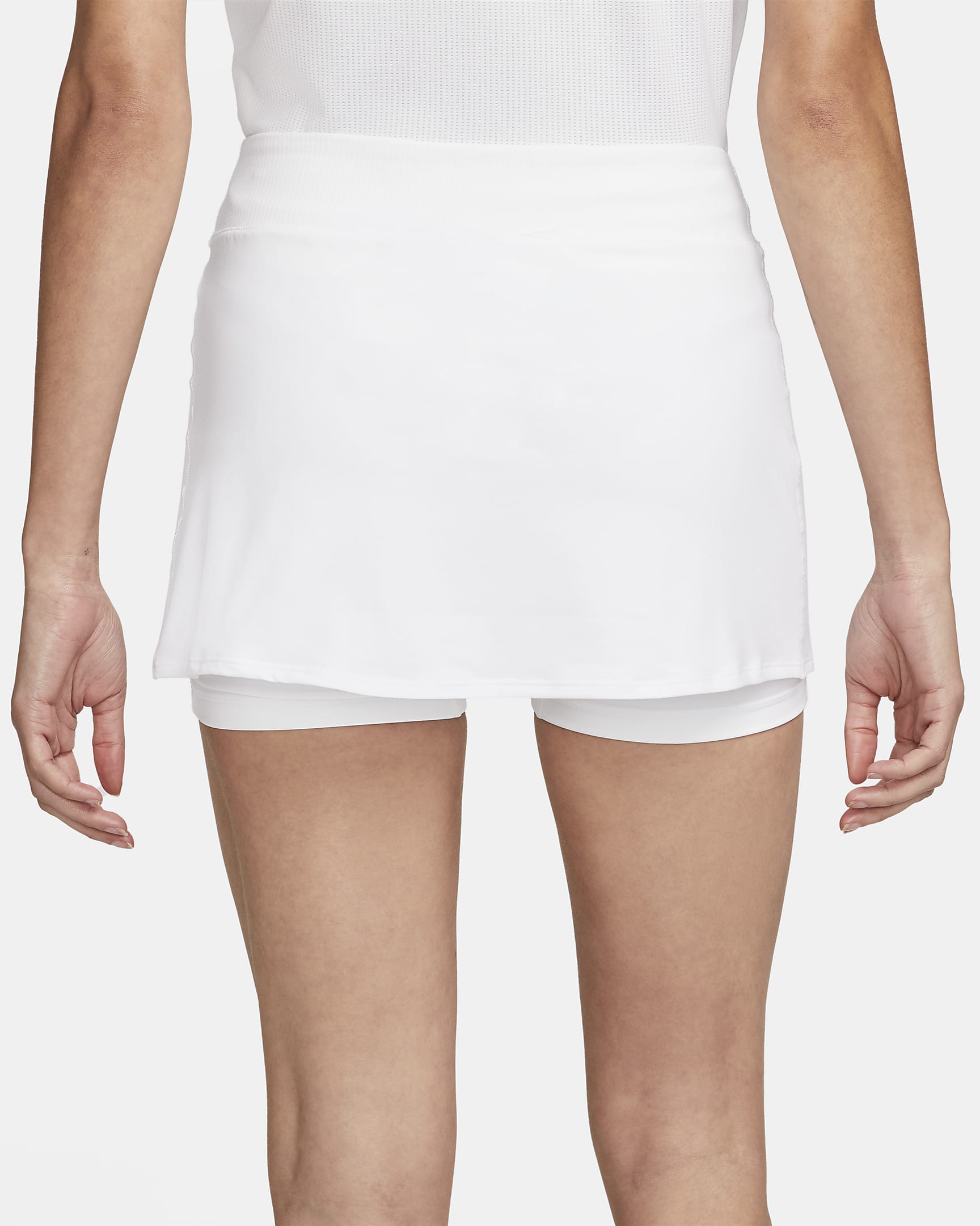nike court victory white tennis skirt