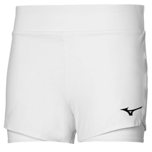 Shorts de tenis para mujer Mizuno Flex Short - white