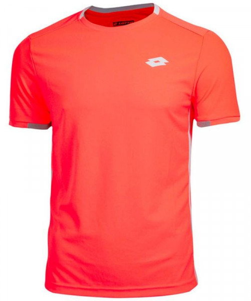 Koszulka chłopięca Lotto Top Ten B Tee PRT PL - red orange