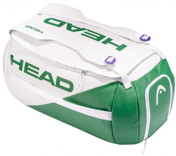 Teniso krepšys Head White Proplayer Sport Bag - white/green