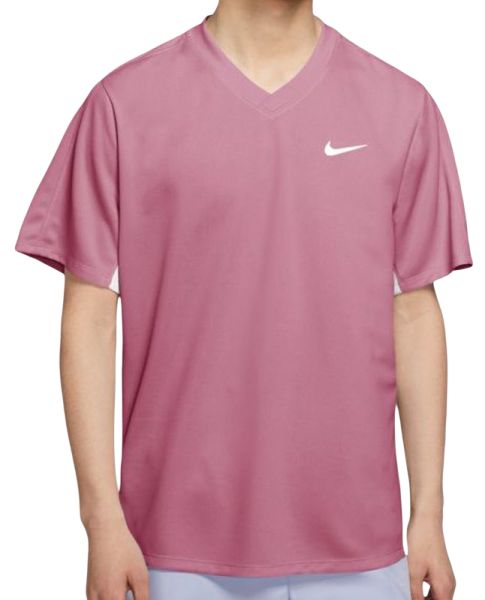 Męski T-Shirt Nike Court Dri-Fit Victory - elemental pink/white/white