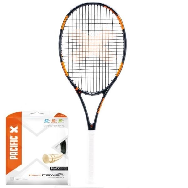 Tennis racket Pacific BXT X Tour Pro 97 + string