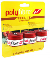 Polyfibre Feel It Overgrip 3P - red