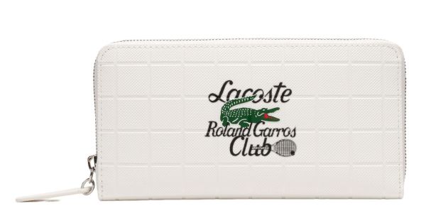 Gadget Lacoste Roland Garros Edition Long Wallet - Weiß