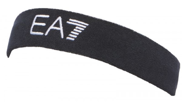 Fascia per la testa EA7 Man Woven Beanie Hat - black/white