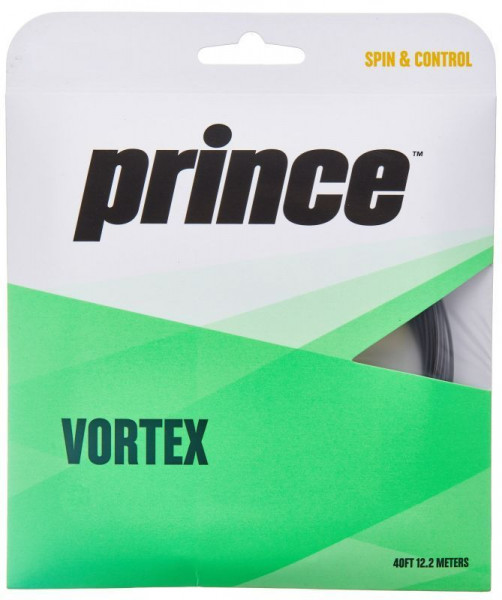 Tenisa stīgas Prince Vortex (12,2 m) - black