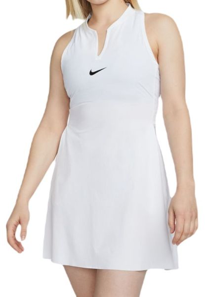 Robes de tennis pour femmes Nike Court Dri-Fit Advantage Club Dress - white/black