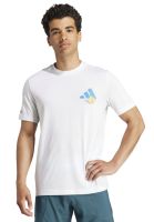 Teniso marškinėliai vyrams Adidas Tennis Daily Served Graphic T-Shirt - white Teniso marškinėliai vyrams Adidas Tennis Daily Served Graphic T-Shirt - white