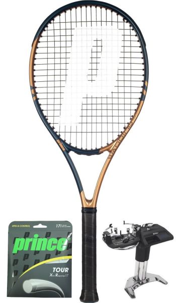Racchetta Tennis Prince Warrior 100 300g + corda + servizio di racchetta