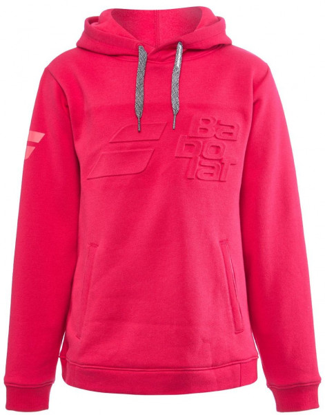 Hanorace fete Babolat Exercise Hood Sweat Jr - red rose