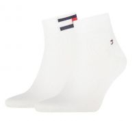 Teniso kojinės Tommy Hilfiger Quarter Flag 2P - white
