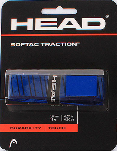 Grip - replacement Head Softac Traction blue 1P, Tennis Zone