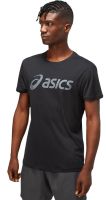 Herren Tennis-T-Shirt Asics Core Asics Top - performance black/carrier grey