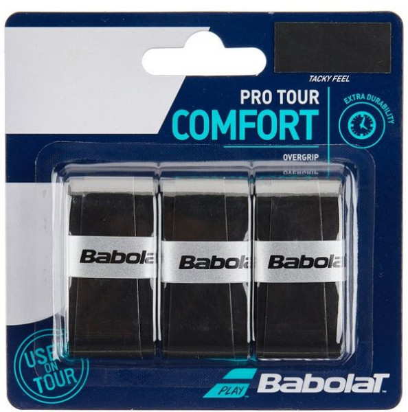 Grips de tennis Babolat Pro Tour black 3P