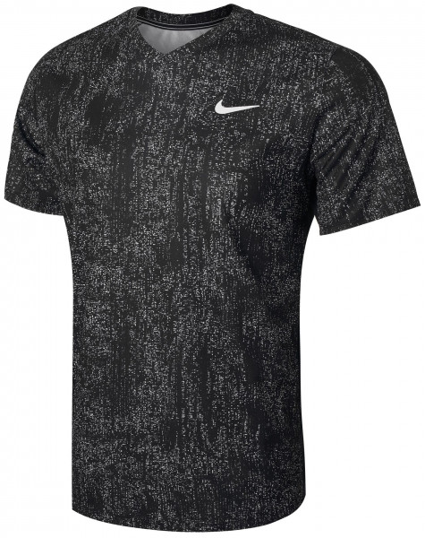  Nike Court Dry Victory Top Print M - black/black/white