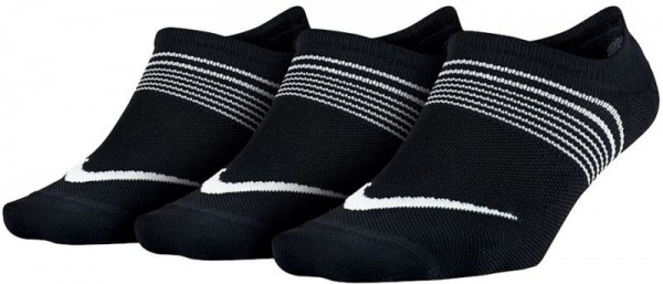 Socks Nike Lightweight Train No Show 3P - black/white