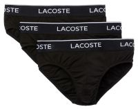 Męskie bokserki Lacoste Cotton Stretch Casual Briefs 3P - Czarny