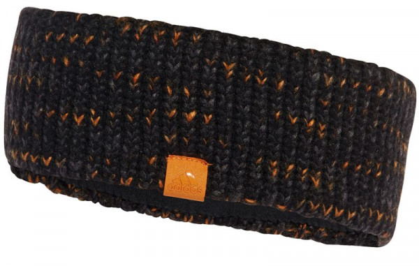 Teniso bandana Adidas Fleece Lined Aeroredy Kint Headnand (OSFW) - black/focus orange