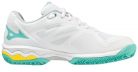 Γυναικεία παπούτσια Mizuno Wave Exceed Light CC - white/turquoise/high visibility yellow Γυναικεία παπούτσια Mizuno Wave Exceed Light CC - white/turquoise/high visibility yellow