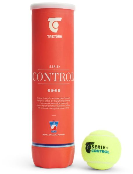 Pelotas de tenis Tretorn PZT Serie + Control (red can) 4B
