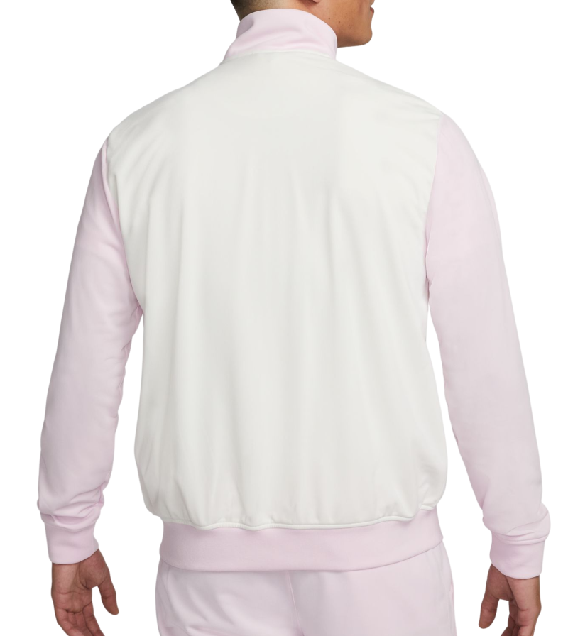 Men's Jumper Nike Court Heritage Suit Jacket - pink foam/sail, Tennis Zone