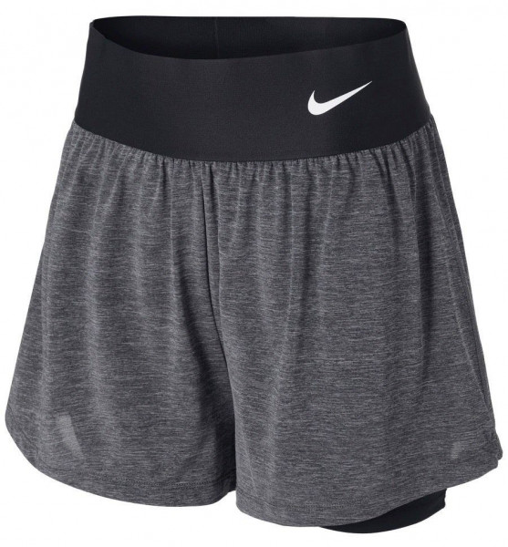  Nike Court Dri-Fit Advantage Short W - black/black heather/black/white