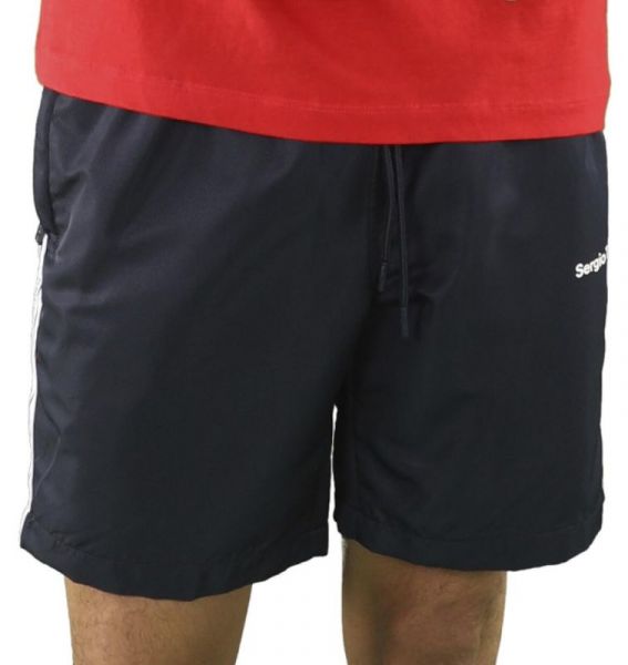 Pantaloncini da tennis da uomo Sergio Tacchini Nastro Short - navy/red