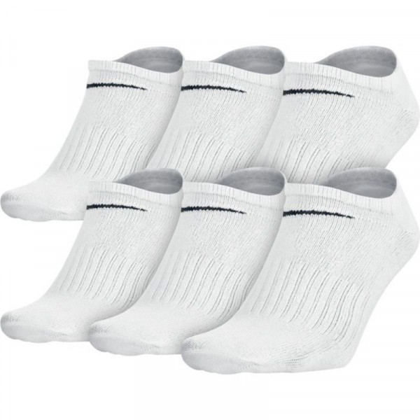 Čarape za tenis Nike Everyday Cotton Lightweight No Show 6P - white/black