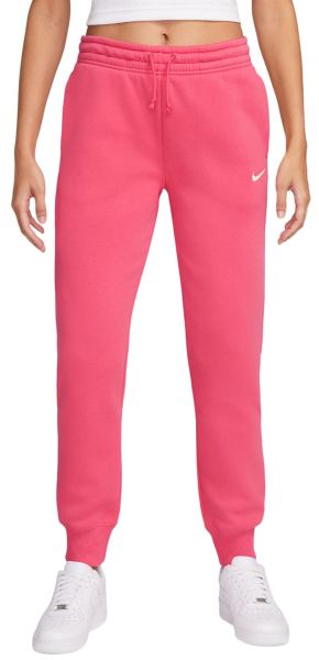 Dámské tenisové tepláky Nike Sportswear Phoenix Fleece Pant - Růžový