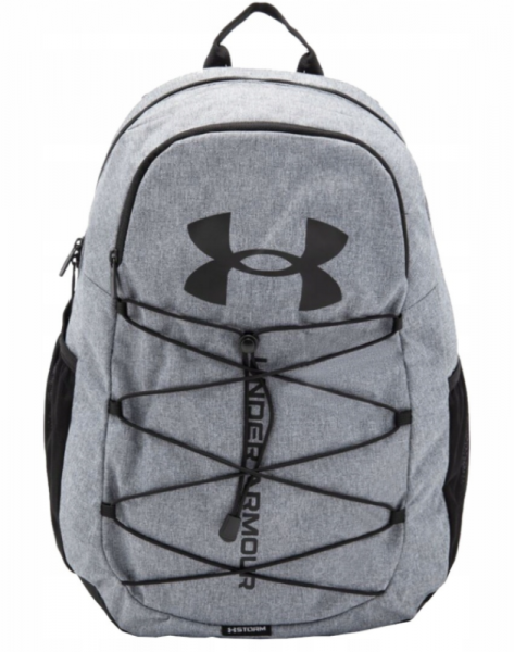 Plecak tenisowy Under Armour Hustle Sport Backpack - pitch gray medium heather/black