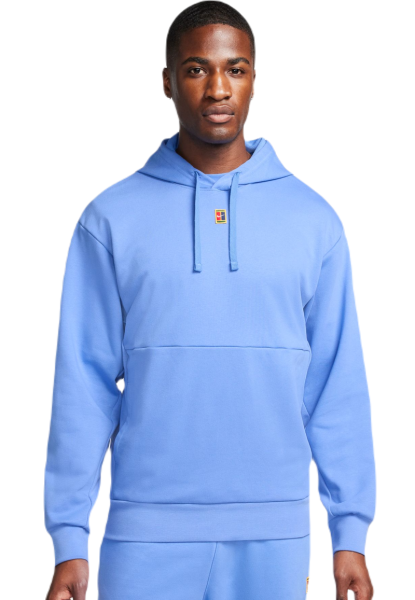 Herren Tennissweatshirt Nike Court Fleece Tennis Hoodie - polar