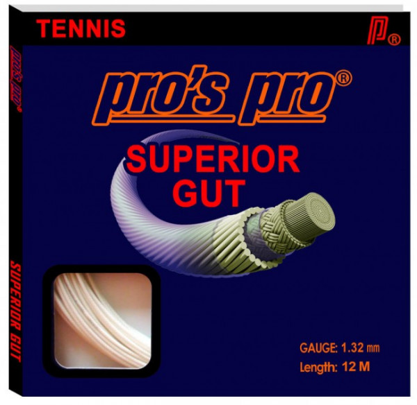 Tenisa stīgas Pro's Pro Superior Gut (12 m)